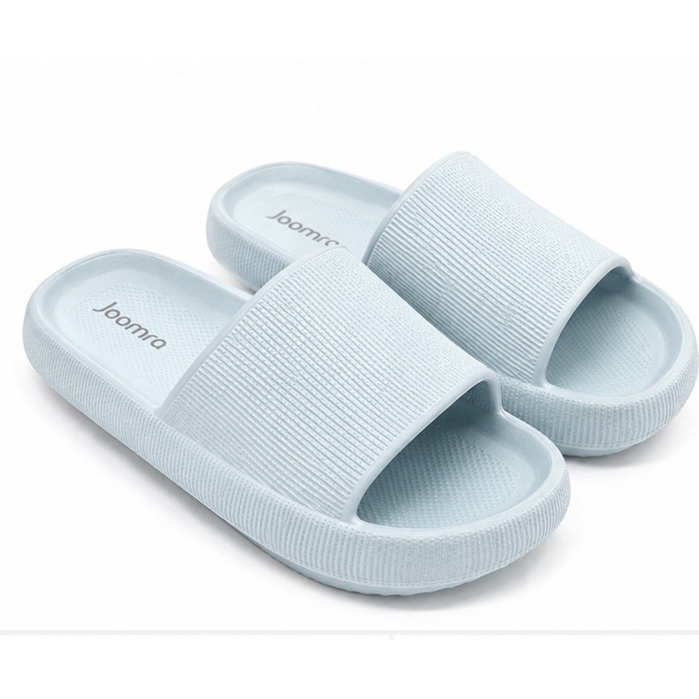 Joomra Recovery Slides Men's White Slide Sandals Slip Resistant US 8